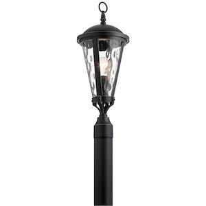Cresleigh - 1 light Outdoor Post Lantern - with Traditional inspirations - 23.5 inches tall by 9 inches wide