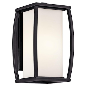 Bowen - 1 light Outdoor Wall Lantern - with Transitional inspirations - 13 inches tall by 7.25 inches wide - 967031