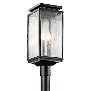 Manningham - 3 light Outdoor Post Mount - with Traditional inspirations - 21 inches tall by 8.5 inches wide - 967588