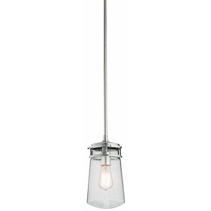 Lyndon - 1 light Outdoor Pendant - with Coastal inspirations - 11.75 inches tall by 6 inches wide