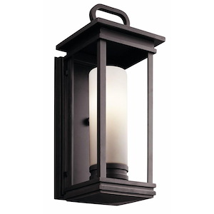 South Hope - 1 Light Medium Outdoor Wall Mount - 17.75 Inches Tall By 7 Inches Wide