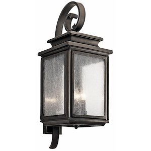 Wiscombe Park - 4 light Outdoor X-Large Wall Mount - 30.5 inches tall by 11 inches wide