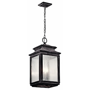 Wiscombe Park - 4 light Outdoor Pendant - 23 inches tall by 11 inches wide - 967567