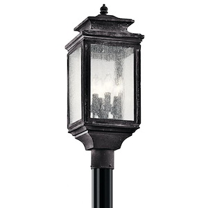 Wiscombe Park - 4 light Outdoor Post Mount - 23.25 inches tall by 9 inches wide - 967566