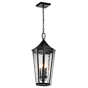 Rochdale - 4 light Outdoor Pendant - 11 inches wide