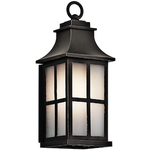 Pallerton Way - 1 light Outdoor Small Wall Lantern - with Traditional inspirations - 14.25 inches tall by 5.75 inches wide - 967836