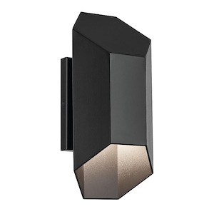 Estella - 8W 1 LED Outdoor Wall Mount In Minimalist Style-12 Inches Tall and 6 Inches Wide - 1321128
