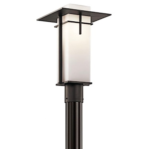 Caterham - 1 light Outdoor Post Lantern - with Contemporary inspirations - 16.75 inches tall by 10 inches wide - 967134