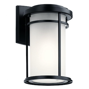 Toman - 1 light Outdoor Small Wall Lantern - 10.25 inches tall by 6 inches wide - 968593