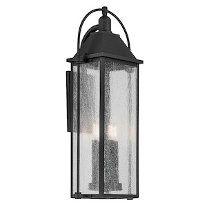 Harbor Row - 4 Light Outdoor Wall Mount In Farmhouse Style-28.75 Inches Tall and 12.5 Inches Wide