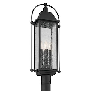 Harbor Row - 4 Light Outdoor Post Mount In Farmhouse Style-27.25 Inches Tall and 6 Inches Wide - 1321129