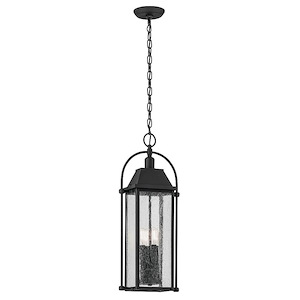 Harbor Row - 4 Light Outdoor Pendant In Farmhouse Style-25.75 Inches Tall and 6 Inches Wide - 1321075