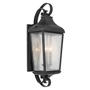 Forestdale - 3 Light Outdoor Wall Mount In Traditional Style-31 Inches Tall and 12 Inches Wide