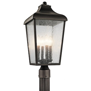 Forestdale - 4 light Outdoor Post Lantern - with Traditional inspirations - 21.75 inches tall by 10 inches wide - 968408