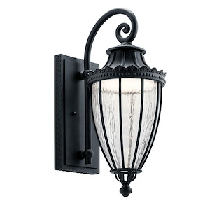 Wakefield - 1 Light Outdoor Wall Sconce - with Traditional inspirations - 22.25 inches tall by 9 inches wide - 968907