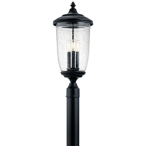 Yorke - 3 light Outdoor Post Lantern - 23.5 inches tall by 10 inches wide - 968882