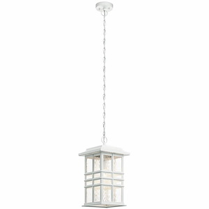 Beacon Square - 1 light Outdoor Hanging Lantern in Craftsman/Mission Style made with Climates Materials for Coastal Environments - 968872