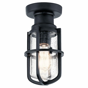 Suri - 1 light Outdoor Flush Mount - 11 inches tall by 5.5 inches wide