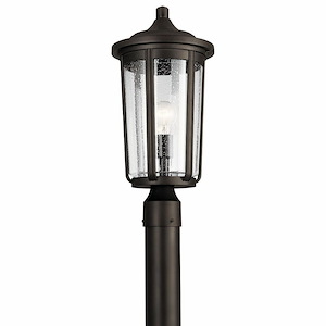 Fairfield - 1 light Outdoor Post Lantern - with Traditional inspirations - 19.25 inches tall by 9 inches wide - 1151342