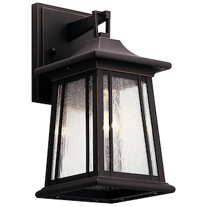 Taden - 1 light Small Outdoor Wall Lantern - 12.5 inches tall by 6 inches wide - 970150