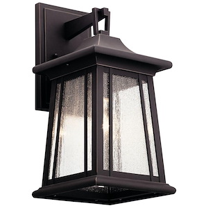Taden - 1 light Medium Outdoor Wall Lantern - 16.5 inches tall by 8 inches wide - 970151