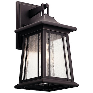 Taden - 1 light Medium Outdoor Wall Lantern - 16.5 inches tall by 8 inches wide