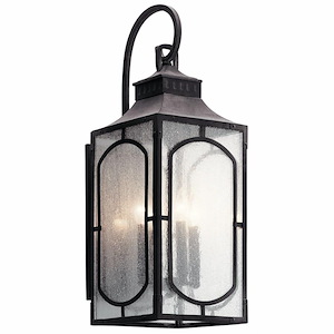 Bay Village - 4 light Large Outdoor Wall Lantern - with Traditional inspirations - 27.25 inches tall by 9.5 inches wide