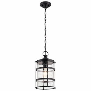Mill Lane - 1 light Outdoor Hanging Pendant - with Coastal inspirations - 16.5 inches tall by 9 inches wide - 969317