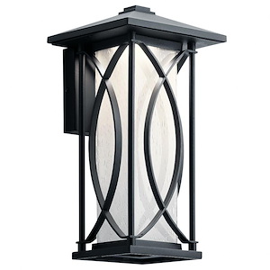 Ashbern - 7.5W 1 LED Small Outdoor Wall Lantern - with Transitional inspirations - 12.75 inches tall by 6.5 inches wide - 969315