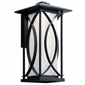 Ashbern - 7.5W 1 LED Medium Outdoor Wall Lantern - with Transitional inspirations - 15 inches tall by 8 inches wide - 969314