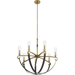 Artem - 7 Light Large Chandelier In Soft Contemporary Style-34 Inches Tall and 36 Inches Wide - 1254272
