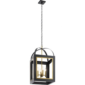 Vath - 4 light Large Foyer Pendant - 30 inches tall by 16 inches wide - 1254119