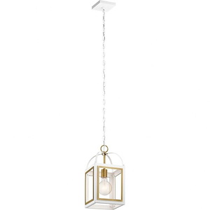 Vath - 1 Light Pendant In Vintage Industrial Style-16.25 Inches Tall and 8 Inches Wide - 1254419