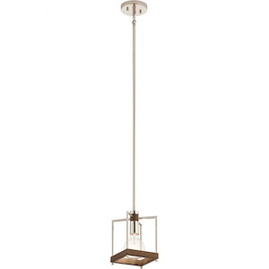 Tanis - 1 light Pendant - 9.75 inches tall by 6 inches wide