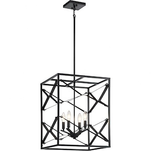 Sevan - 4 Light Foyer Pendant - 16.75 Inches Wide