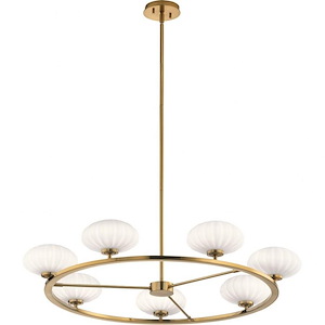 Pim - 7 light Large Chandelier - 36 inches wide - 970284