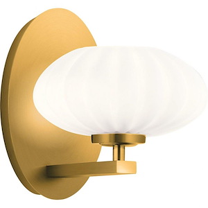 Pim - 1 light Wall Bracket - with Soft Contemporary inspirations - 8 inches tall by 7 inches wide - 970285