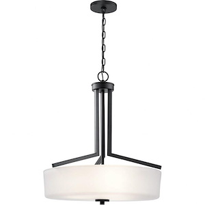 Skagos - 3 light Inverted Small Pendant - 23 inches tall by 21.25 inches wide