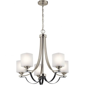 Tula - 5 Light Meidum Chandelier - 24.75 Inches Tall By 25 Inches Wide