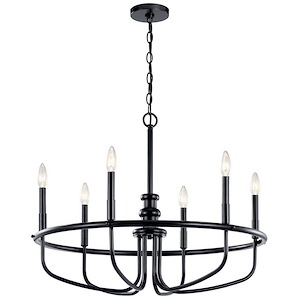 Capitol Hill - 6 Light Large Chandelier In Traditional Style-22 Inches Tall and 28.75 Inches Wide - 970313