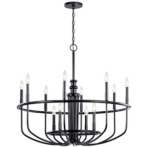 Capitol Hill - 12 Light Large Chandelier In Traditional Style-30.75 Inches Tall and 34.75 Inches Wide - 970314