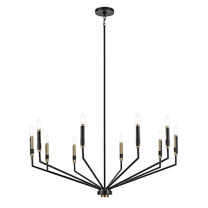 Armand - 10 Light Chandelier-20.5 Inches Tall and 38.25 Inches Wide - 1340474