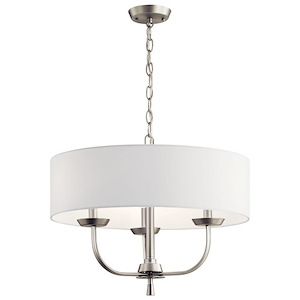 Kennewick - 3 Light Chandelier - with Traditional inspirations - 15 inches tall by 20 inches wide - 1148481