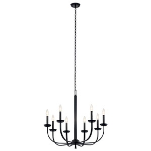 Kennewick - 8 Light Medium Chandelier In Traditional Style-25 Inches Tall and 27.25 Inches Wide - 1146681