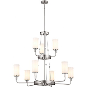 Vetivene - 9 Light 2-Tier Chandelier In Homestead Style-37.25 Inches Tall and 39.75 Inches Wide - 1146752