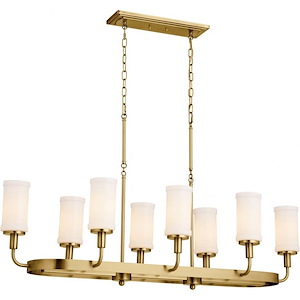 Vetivene - 8 Light Double Linear Chandelier In Homestead Style-25.5 Inches Tall and 17.5 Inches Wide - 1146255