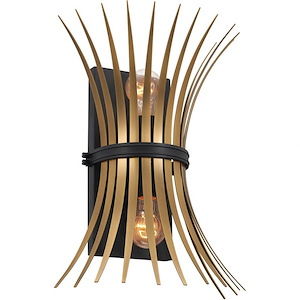 Baile - 2 Light Wall Sconce In Homestead Style-16.25 Inches Tall and 8 Inches Wide - 1153005