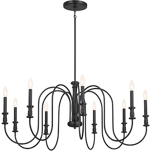 Karthe - 9 Light Large Chandelier In Homestead Style-19.25 Inches Tall and 42 Inches Wide - 1151463