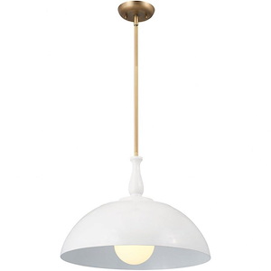 Fira - 1 Light Pendant In Homestead Style-13.75 Inches Tall and 18 Inches Wide