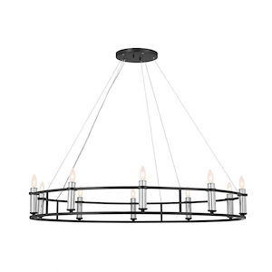 Rosalind - 10 Light Chandelier In Traditional Style-6.5 Inches Tall and 50 Inches Wide - 1284331